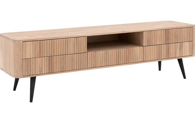 Goossens tv meubel seppe wit eiken - 8204764-02