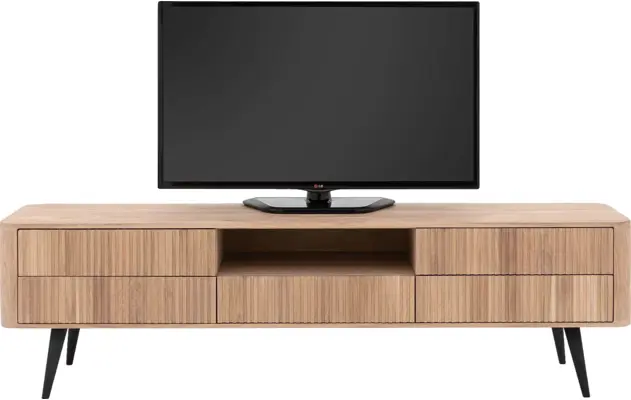 Goossens tv meubel seppe wit eiken - 8204764-03