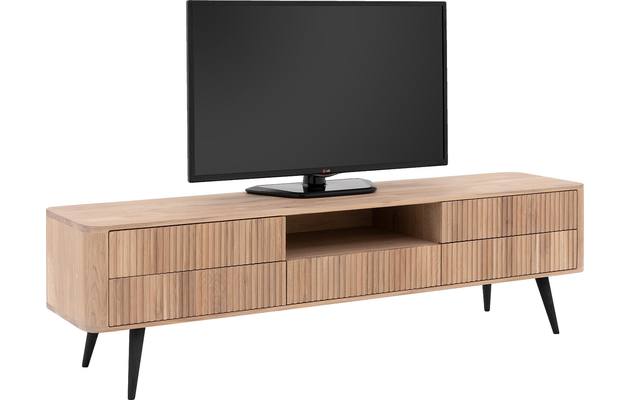 Goossens tv meubel seppe wit eiken - 8204764-04