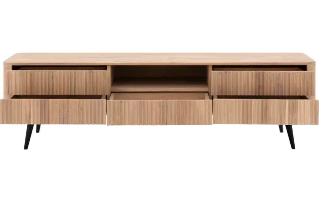 Goossens tv meubel seppe wit eiken - 8204764-05