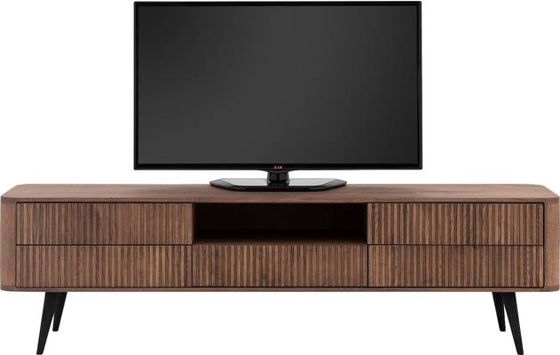 Goossens tv meubel seppe donker bruin eiken - 8204765-03