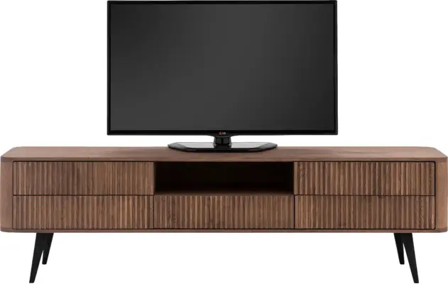 Goossens tv meubel seppe donker bruin eiken - 8204765-03