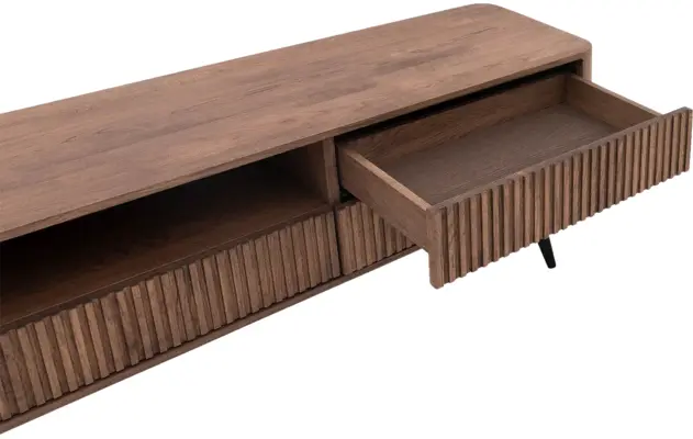 Goossens tv meubel seppe donker bruin eiken - 8204765-06