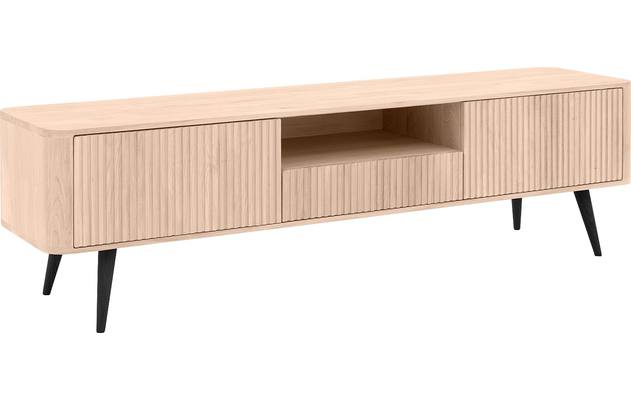 Goossens tv meubel seppe wit eiken - 8204766-02