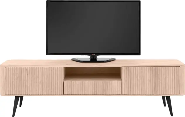 Goossens tv meubel seppe wit eiken - 8204766-03