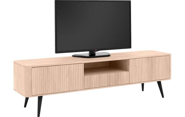 Goossens tv meubel seppe wit eiken - 8204766-04
