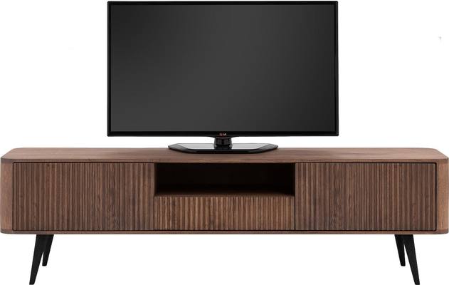Goossens tv meubel seppe donker bruin eiken - 8204768-03