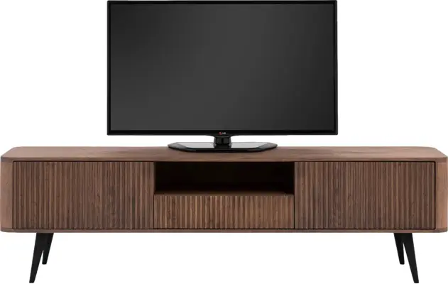 Goossens tv meubel seppe donker bruin eiken - 8204768-03