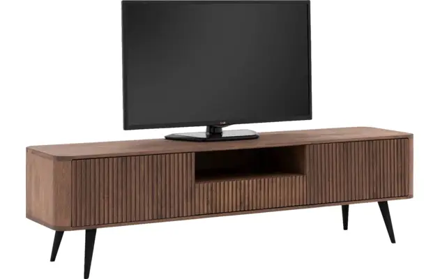 Goossens tv meubel seppe donker bruin eiken - 8204768-04