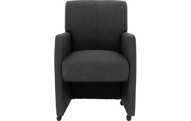 Goossens eetkamerstoel alex grijs microvezel - 8205428-01