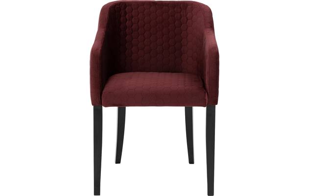 Goossens eetkamerstoel peda rood stof - 8205429-03