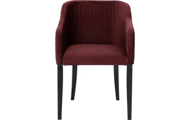 Goossens eetkamerstoel peda rood stof - 8205429-03