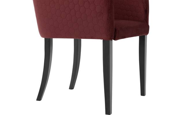 Goossens eetkamerstoel peda rood stof - 8205429-06