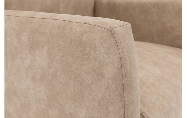 Goossens eetkamerstoel alex beige microvezel - 8205431-06
