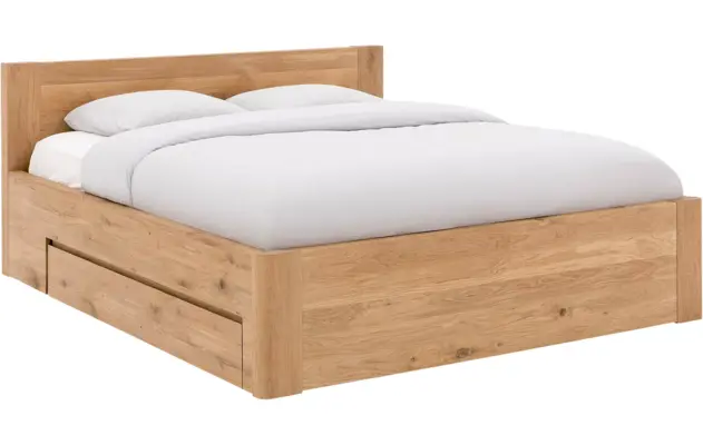 Goossens bedframe bibi blank eiken - 8205719-01