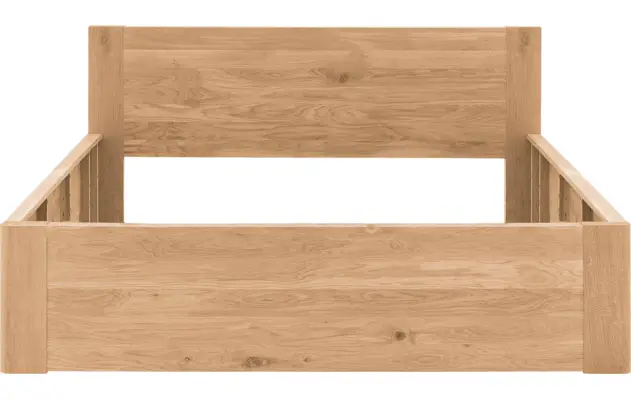 Goossens bedframe bibi blank eiken - 8205722-03-A