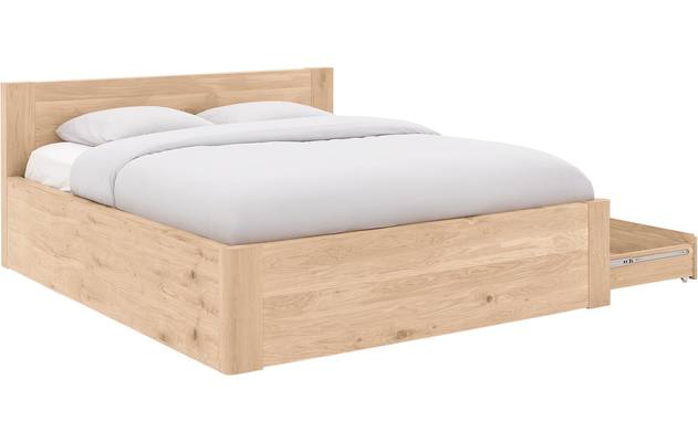 Goossens bedframe bibi onbewerkt eiken - 8205734-03-A