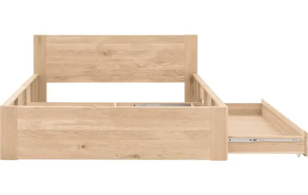 Goossens bedframe bibi onbewerkt eiken - 8205734-04-A