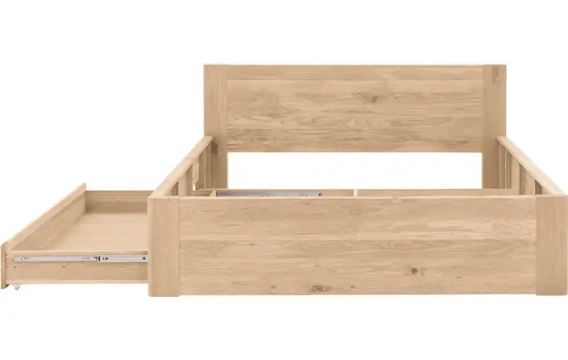 Goossens bedframe bibi onbewerkt eiken - 8205737-04-A