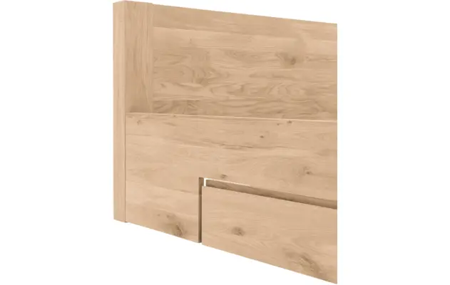 Goossens bedframe bibi onbewerkt eiken - 8205737-10-A