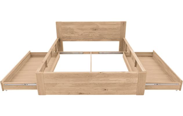 Goossens bedframe bibi onbewerkt eiken - 8205739-08-A