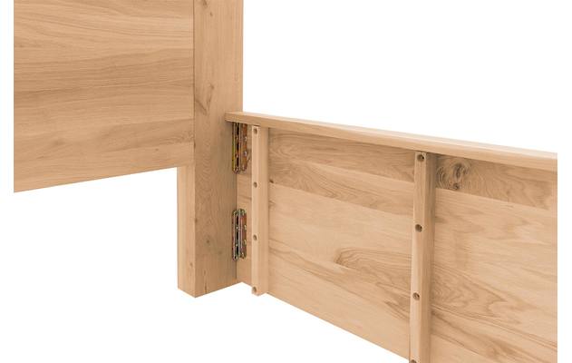 Goossens bedframe bibi blank eiken - 8205741-08-A