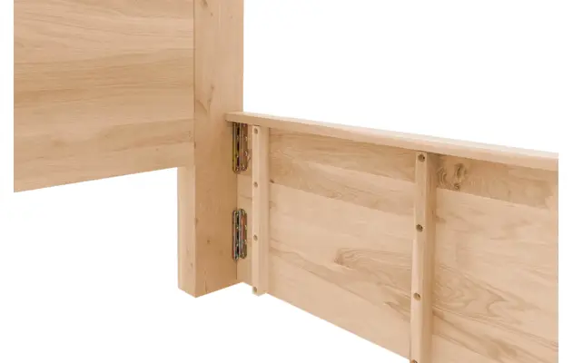 Goossens bedframe bibi blank eiken - 8205746-08-A