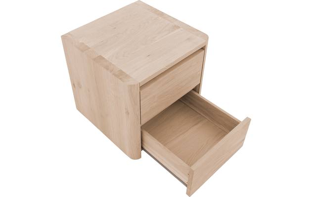 Goossens nachtkastje bibi wit eiken - 8205748-04-A