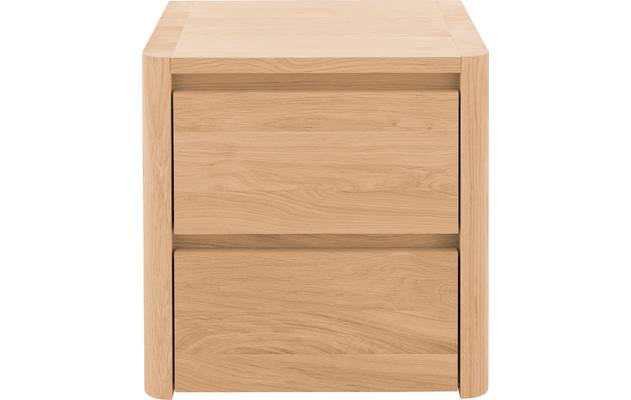 Goossens nachtkastje bibi blank eiken - 8205749-01-A