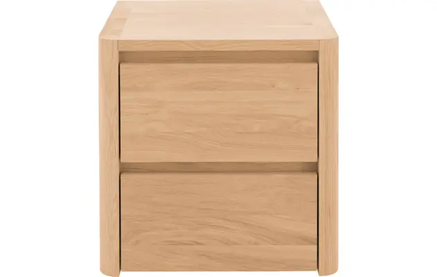 Goossens nachtkastje bibi blank eiken - 8205749-01-A