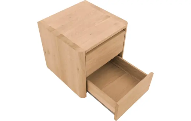 Goossens nachtkastje bibi blank eiken - 8205750-04-A