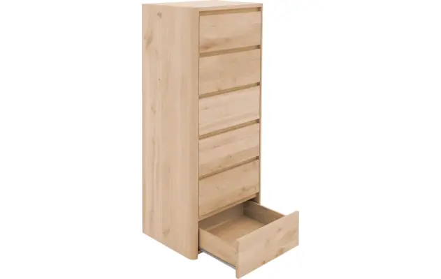 Goossens excellent ladekast bibi wit eiken - 8205754-05-A