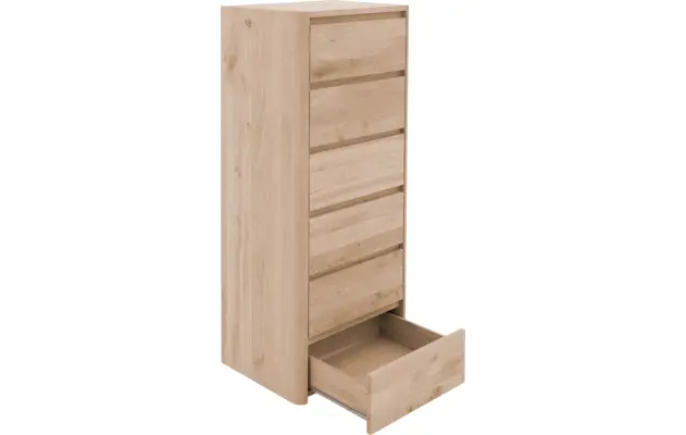 Goossens excellent ladekast bibi wit eiken - 8205756-05-A