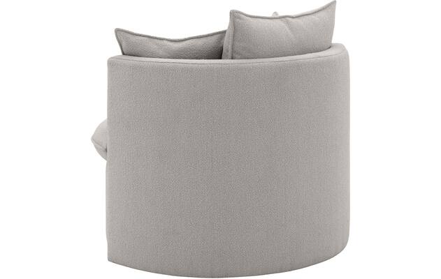 Goossens fauteuil bonne grijs stof - 8210029-B-04