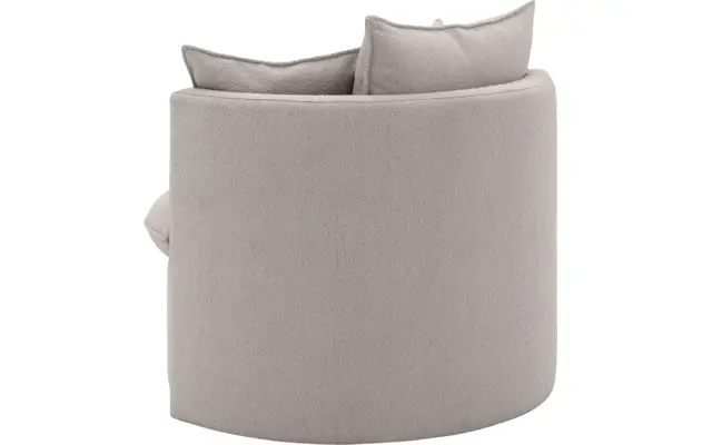 Goossens fauteuil bonne grijs stof - 8210029-B-04