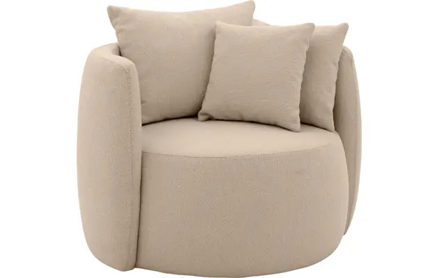 Goossens fauteuil terra beige stof - 8210034-B-03