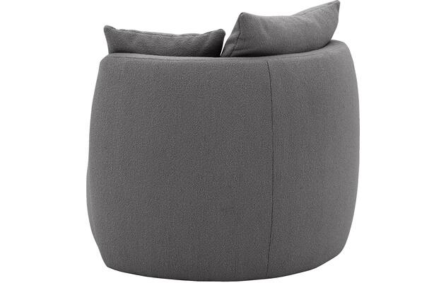 Goossens fauteuil terra grijs stof - 8210035-B-04