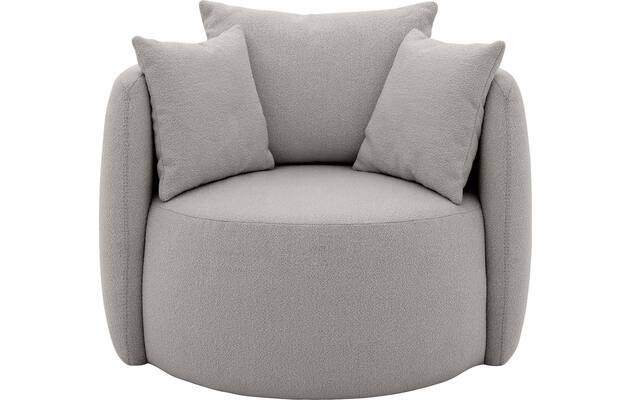 Goossens fauteuil terra grijs stof - 8210036-B-01