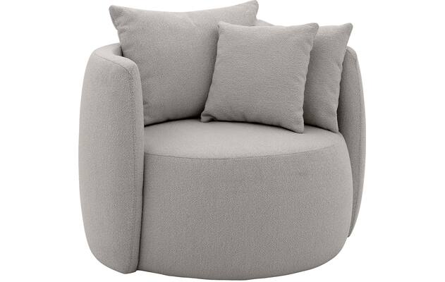Goossens fauteuil terra grijs stof - 8210036-B-03