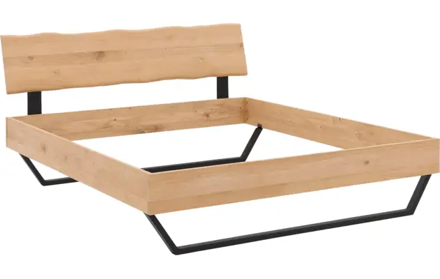 Goossens bedframe slade blank eiken - 8210081-04