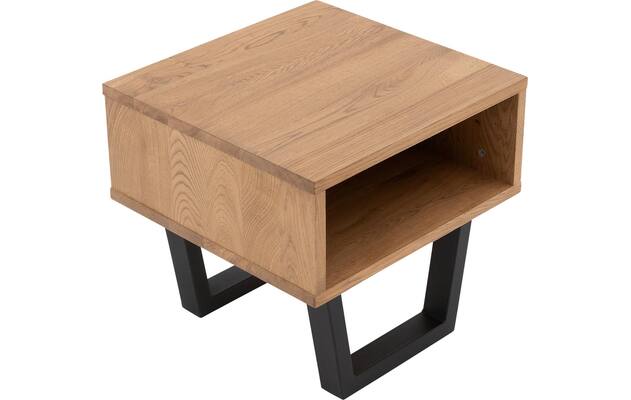 Goossens nachtkastje slade blank eiken - 8210102-03