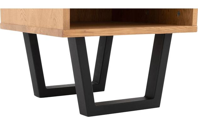 Goossens nachtkastje slade blank eiken - 8210105-04
