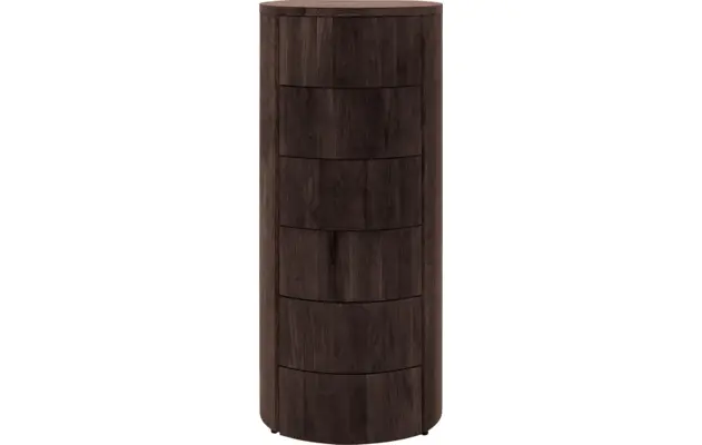 Goossens excellent ladekast denzo donker bruin eiken - 8210116-01