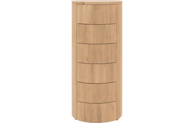 Goossens excellent ladekast denzo wit eiken - 8210118-01