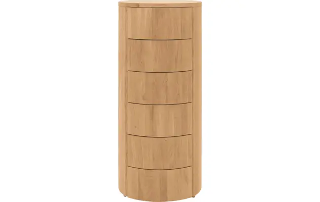Goossens excellent ladekast denzo blank eiken - 8210119-01