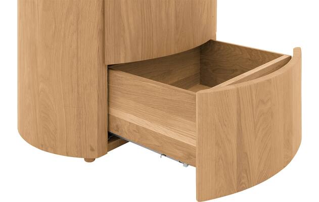 Goossens excellent ladekast denzo blank eiken - 8210119-04