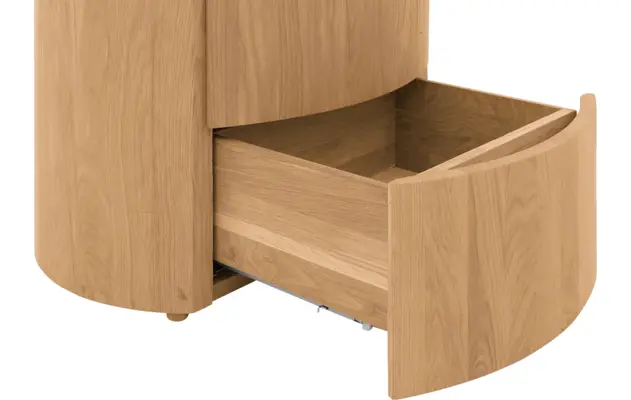 Goossens excellent ladekast denzo blank eiken - 8210119-04