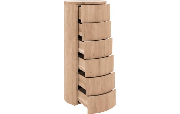 Goossens excellent ladekast denzo onbewerkt eiken - 8210121-03