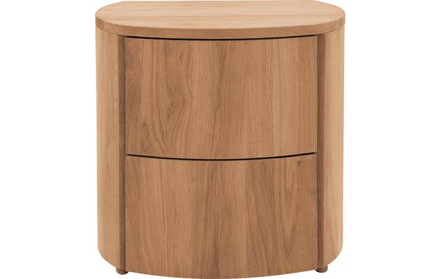 Goossens excellent nachtkastje denzo blank eiken - 8210128-01