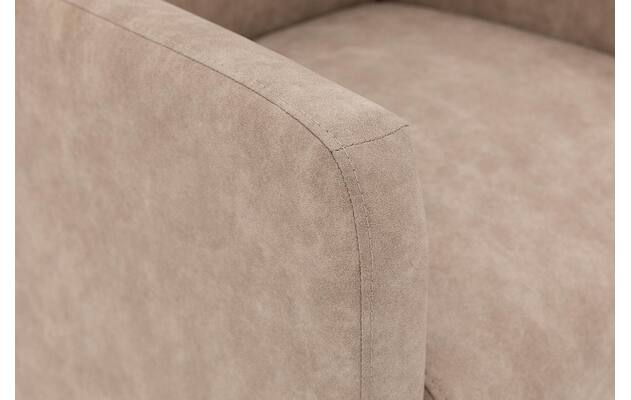 Goossens eetkamerstoel alex beige microvezel - 8210210-07